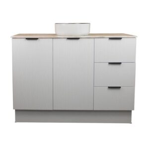 SUMMIT   Fluted Fronts, plain sides and plinth