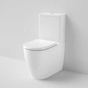 Caroma Urbane® II CleanFlush® Wall Faced Close Coupled Toilet Suite (Back Entry) with GermGard®
